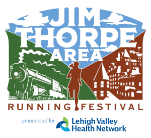 The Jim Thorpe Area Running Festival presented by Lehigh Valley Health Network logo